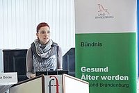 Diana Golze, Ministerin für Arbeit, Gesundheit, Frauen und Familie des Landes Brandenburg Diana Golze, Ministerin für Arbeit, Gesundheit, Frauen und Familie des Landes Brandenburg