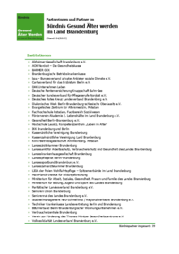 Download Bündnispartnerliste Download Bündnispartnerliste