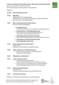 Programm BGÄw-Plenum 2026