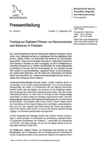 Screenshot Pressemitteilung